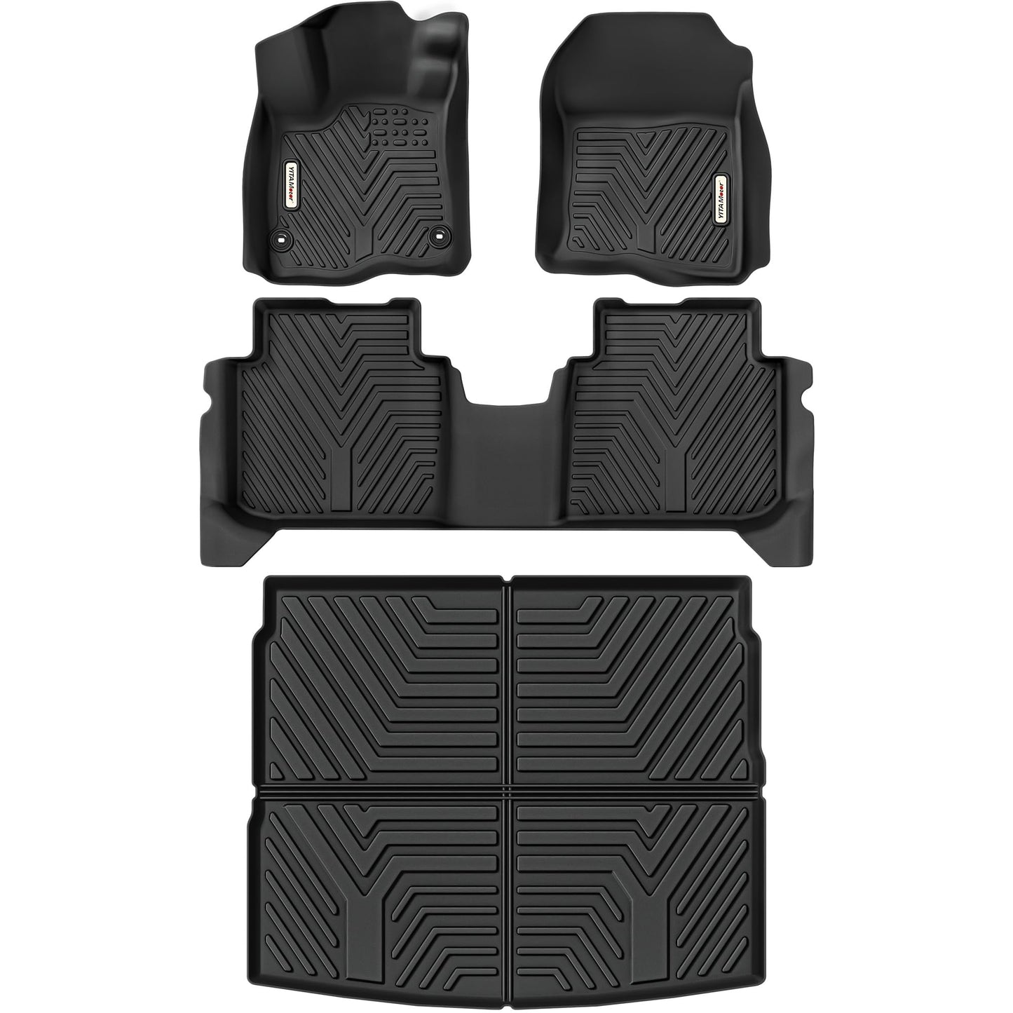 YITAMOTOR Floor Mats & Cargo Liner Fit for Honda CR-V 2026-2023, All Weather TPE Custom Fit for CRV (Gasoline & Hybrid & e:FCEV)