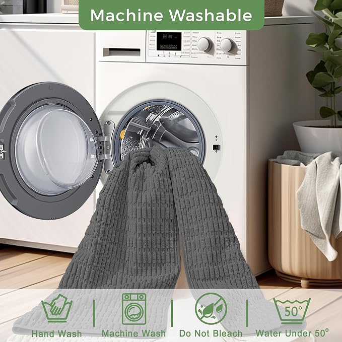 Washable Pee Pads for Dogs Puppy Pad, Dark Grey 40”x60” 1 Pack | High Absorbent Dog Pee Pad Leak Proof Cat Rugs, Reusable Non Slip Pet Mat, Wee Wee Pads for Training, Crate and Floor