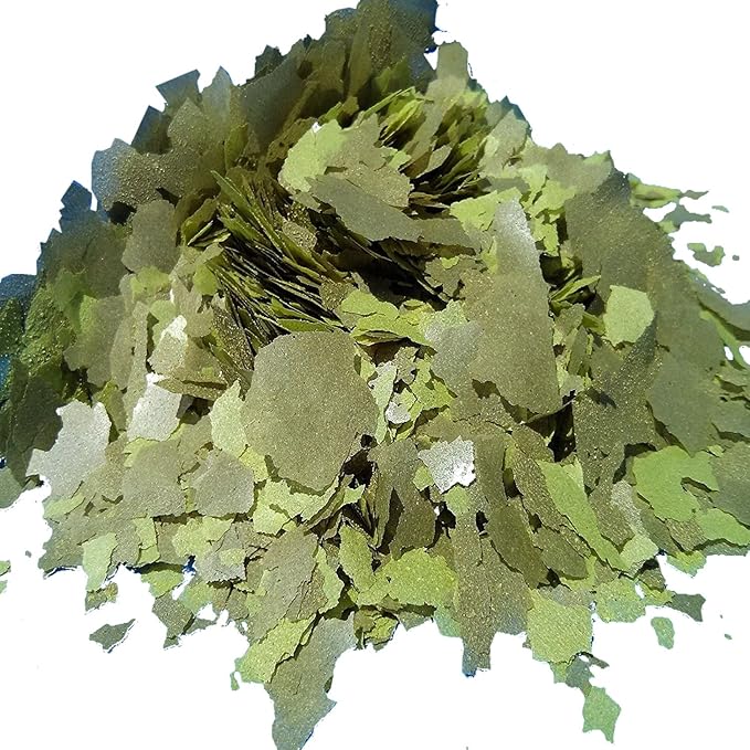 Aquatic Foods Inc. Intense Multi Vegetable & Spirulina Plus Flakes for African Cichlids, Central & South American Cichlids, Tetras, Live Bearers, All Tropical Fish…AF Flakes...1/4-lbs