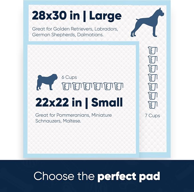 AKC Puppy Training Pads, 22" x 22", Lemon Scented, 100 Count