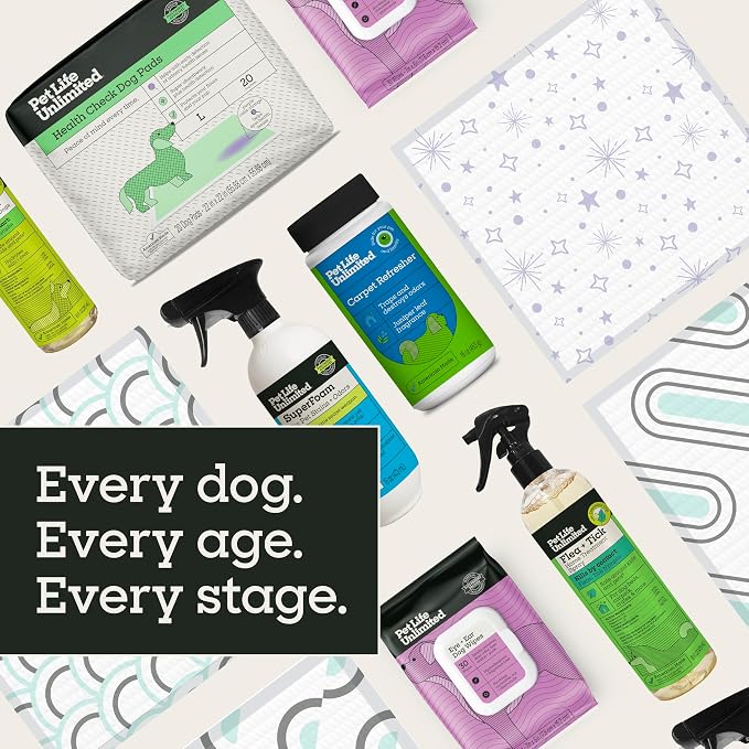 Pet Life Unlimited Smart Prints XXL Puppy Pads for Dogs, Potty Training Pee Pads, 32 Count, 30" x 36", Leak-Proof, Super Absorbent, Quick-Dry, Patterned Pads with Odor Control, Made in USA