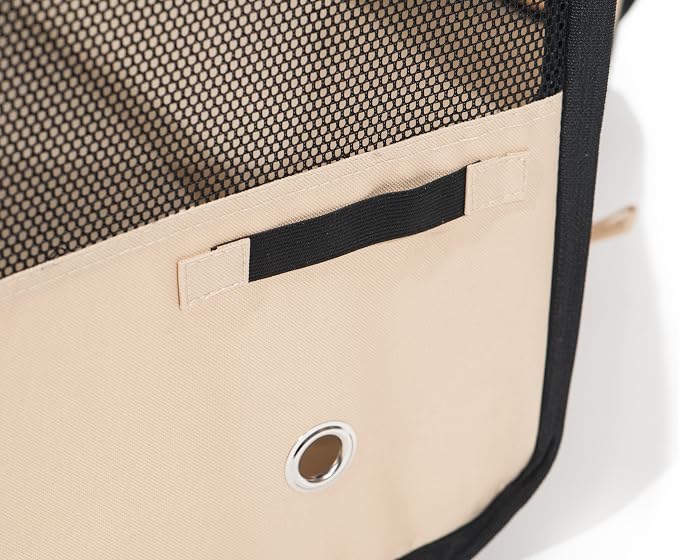 Pawer 36”×18.5” 8-Panel Foldable Pet Playpen, for Small Medium Cat/Dog/Puppy, Brown+Beige, 600D Oxford Cloth Portable Indoor & Outdoor Kennel with Carry Bag, Multiple Sizes & Colors Available
