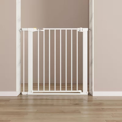 Effortless Installation And Convenient Passage The Baby And Dog Gate With Auto-Close Feature