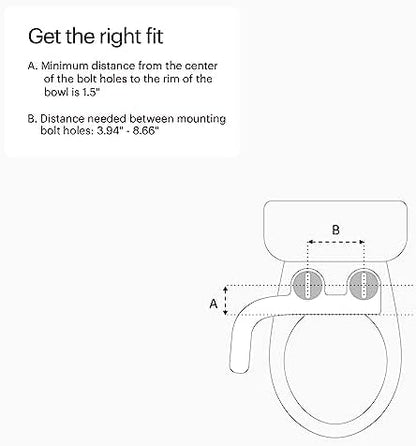 Brondell Fresh Spa Adjustable, Bidet Attachment FSA-25