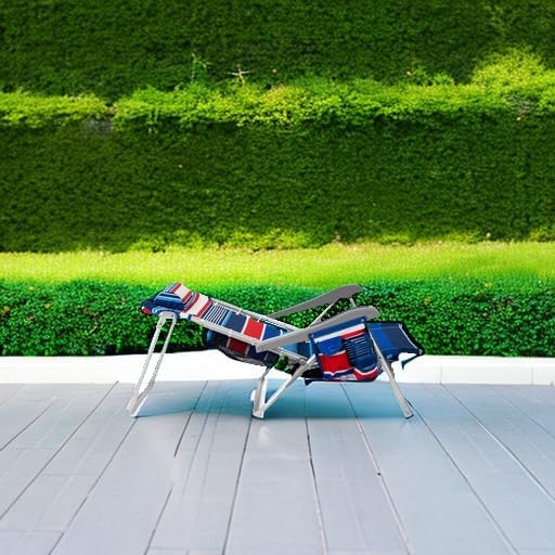 Homevative Backpack Fold-Up Beach Chair, 5 Positions, Towel bar, Cooler, Storage Pouch, Cup Holder and Phone Pocket