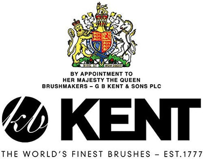 Kent R7TG Black Graphite Double Tooth Hair Pocket Comb, Small Fine/Wide Tooth Comb For Styling Hair, Beard and Mustache, for Men, Women and Kids. Saw Cut and Hand Polished. Handmade in England
