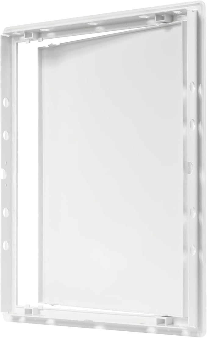 12" x 16" White Plastic Access Panel. Service Shaft Door Panel. Plumbing