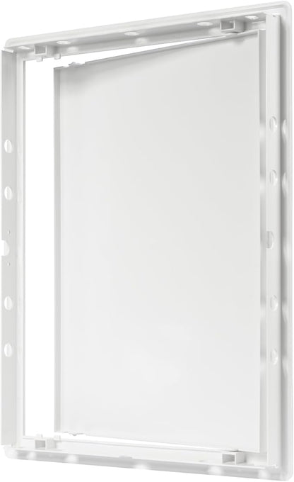 12" x 16" White Plastic Access Panel. Service Shaft Door Panel. Plumbing