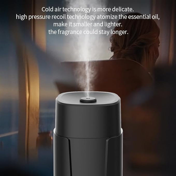 Waterless Scent Diffuser – 1200 Sq Ft Coverage, Essential Oil Diffuser