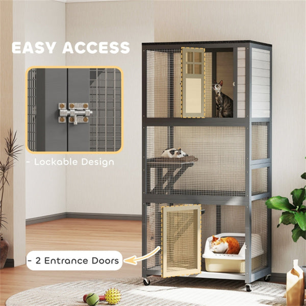Pet Stairs Cat Climbing Tower Cat House