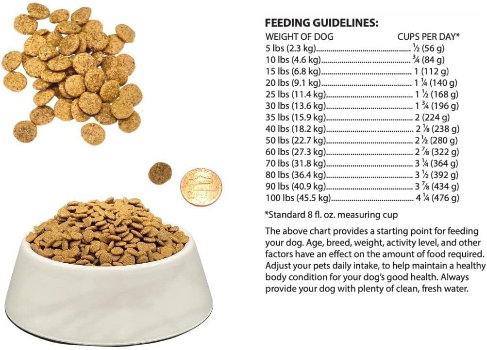 Bench & Field Holistic Natural Adult Dry Dog Food, Chicken Meal and Brown Rice Recipe 6.6 lb Bags (Pack of 2)