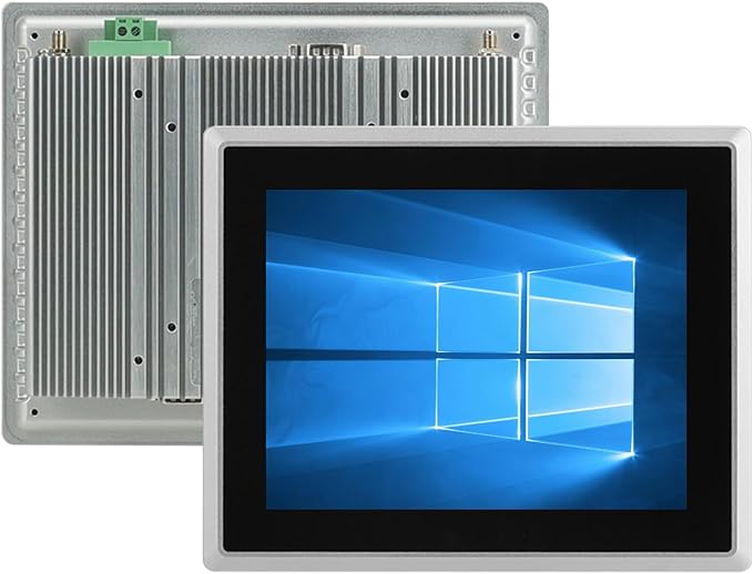 8-Inch Industrial Embedded Panel PC, Ratio 4:3 Multi-Touchscreen-Monitor