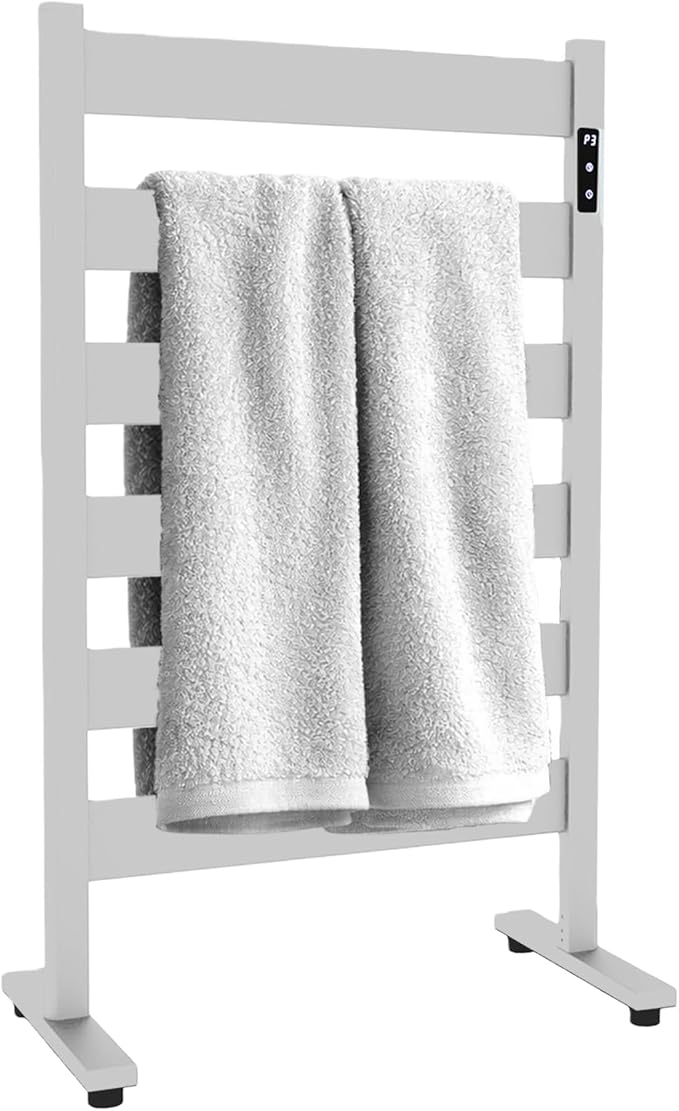 Heated Towel Rack – Rapid PTC Heating, LED Timer Control, High Temp & Large