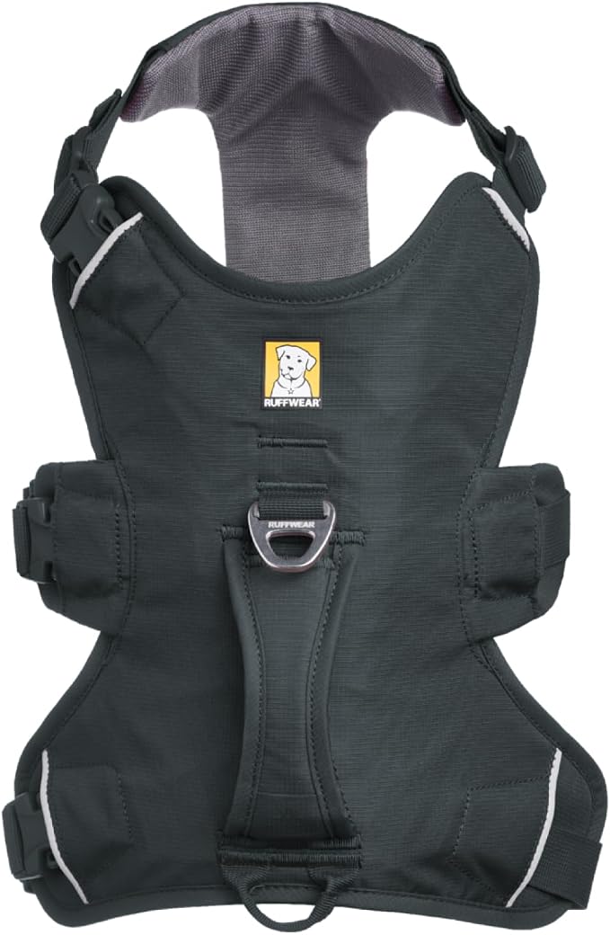 Ruffwear, Web Master, Multi-Use Support Dog Harness, Hiking and Trail Running, Service and Working, Everyday Wear, Basalt Gray, X-Small