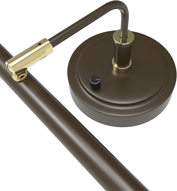 Cocoweb 19" Mahogany Bronze LED Directional Piano Desk Lamp - PLED101MBD (Mahogany Bronze)