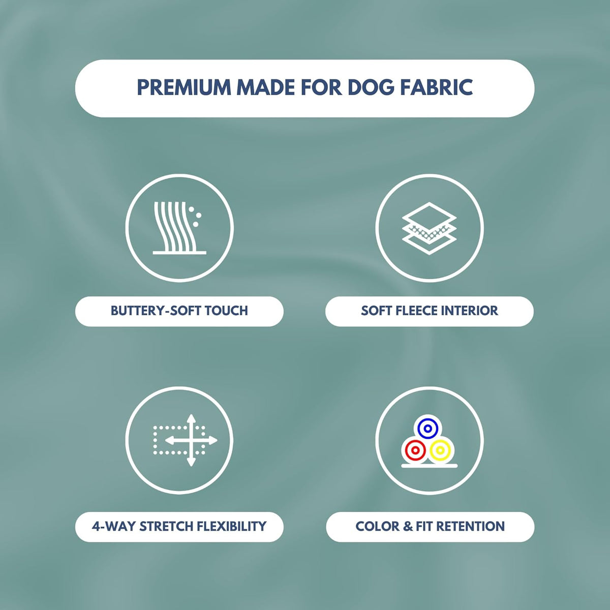 Spark Paws Dog Hoodie – Premium Dog Sweater for Small, Medium, and Large Dogs | Warm Outfits for French Bulldogs, Pitbull, Puppy, Winter Jacket Alternative - Teal - L