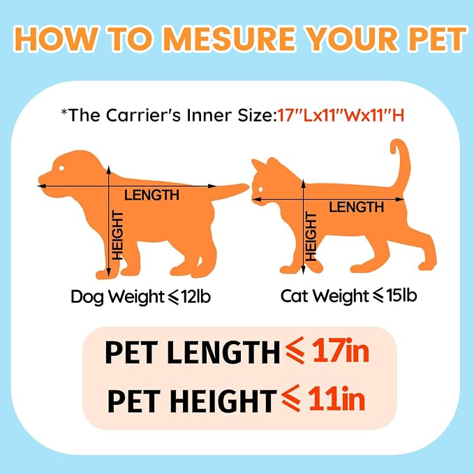 Top-Expandable Pet Carrier with Wheels Airline Approved, Blue | 19"L x 13"W x 9"H, for Southwest Allegiant Airlines, Lockable Safety Zippers and Anti-Scratch Mesh, Pets Under 12 Lbs