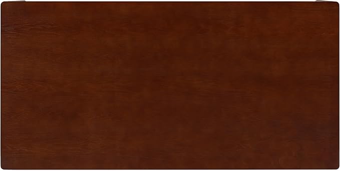 NTC Flow 71 Inch Modern Design, Rectangular Dinner Table for Dining Room, Living Room Furniture, Effortless Assembly, Dark Walnut