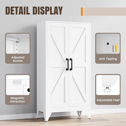 Yizosh Metal Storage Cabinet
