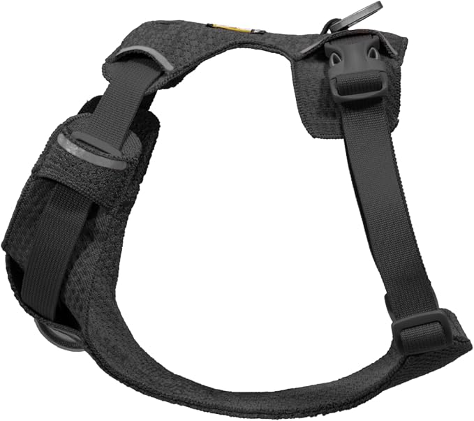 Ruffwear, Front Range Flex Dog Harness, Engineered Knit Construction for Ultimate Fit and Mobility, Lightweight Flexible Everyday Harness with Dual Leash Clips, Basalt Gray, XX-Small