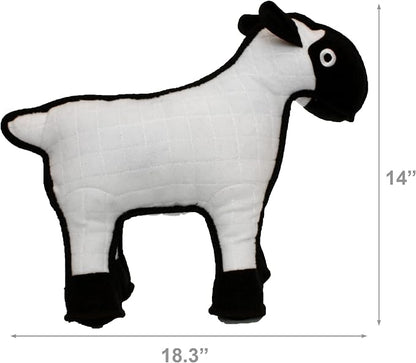 TUFFY® : 2 Pack Sheep Dog Toy: Ultra Durable Plush Toy with Multiple Layers & Reinforced Seams, Washable and Floats, Original Construction