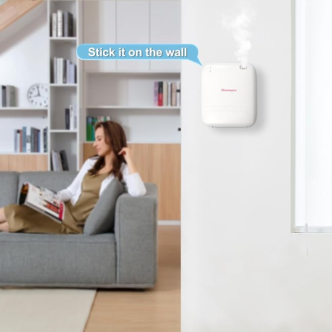 Battery-Powered Air Freshener Waterless Essential Oil Diffuser – 150mL Capacity