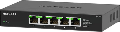 NETGEAR 5-Port Multi-Gigabit Ethernet Unmanaged Essentials Network Switch -