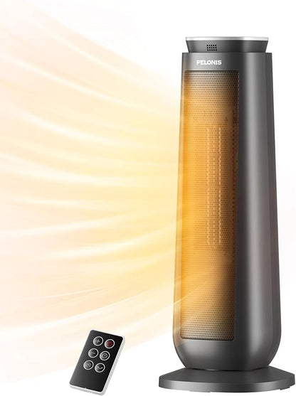 PELONIS PTH15A4BGB Ceramic Tower 1500W Indoor Space Heater