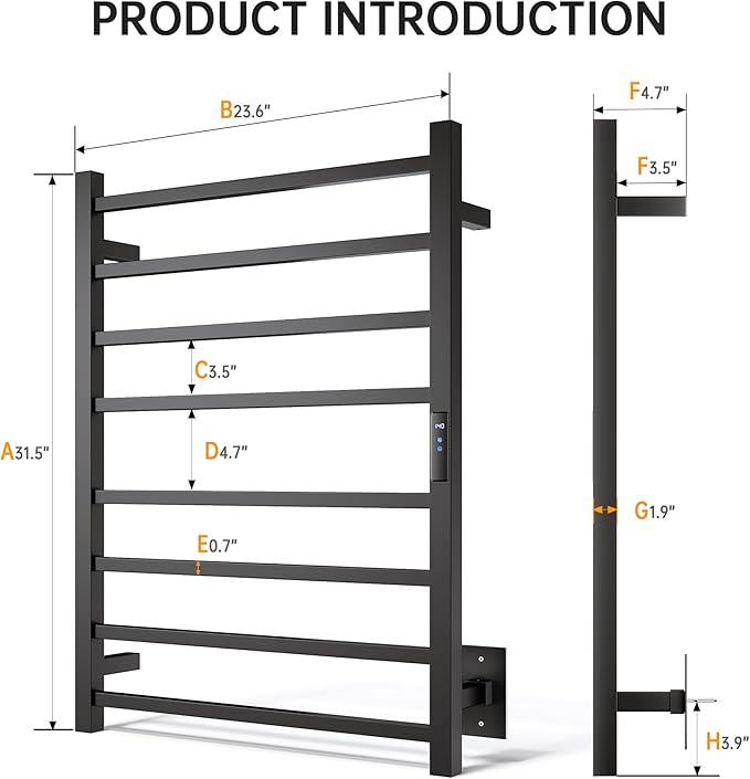 Towel Warmer Rack, Heated Towel Racks