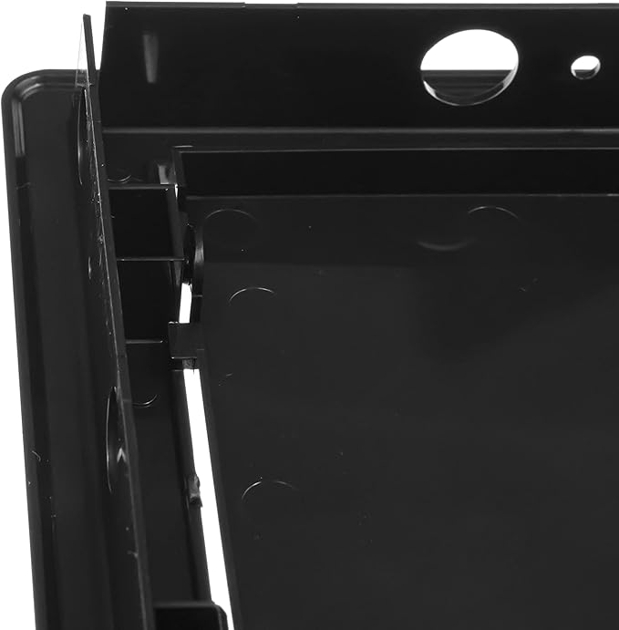 6" x 6" Black Plastic Access Panel. Service Shaft Door Panel. Plumbing