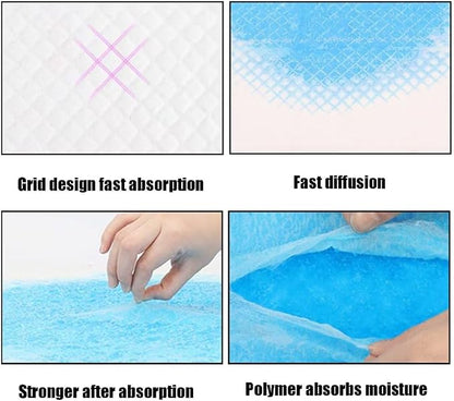 60 Count Dog Pee Pads Extra Large,36"x36"Pee Pads for Dogs Absorbent & Leak-Proof,Disposable Pet Training and Puppy Pads for Cats Dogs Rabbit