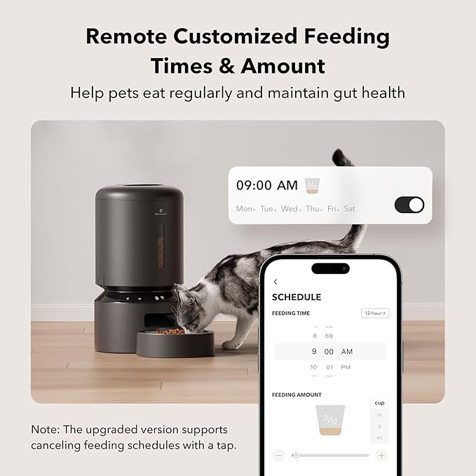 PETLIBRO Automatic Cat Feeder, 5G WiFi Automatic Dog Feeder