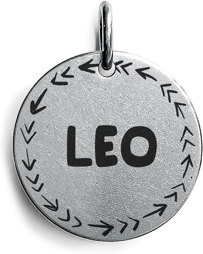 Cat Dog ID Tags Personalized 9 Corolla Styles Flower Wreath to Choose for Large Pets Collar Accessories Matt Stainless Steel Engraved Custom on Both Side