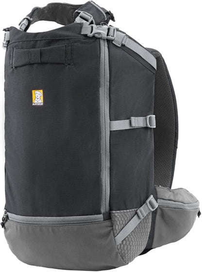 Ruffwear, Hitch Hiker Dog Backpack Carrier, Hands-Free Dog Carrier Backpack with Breathable Mesh, EVA Foam Padding, Durable Polyester, Lightweight Design for Small Dogs, Basalt Gray, Small