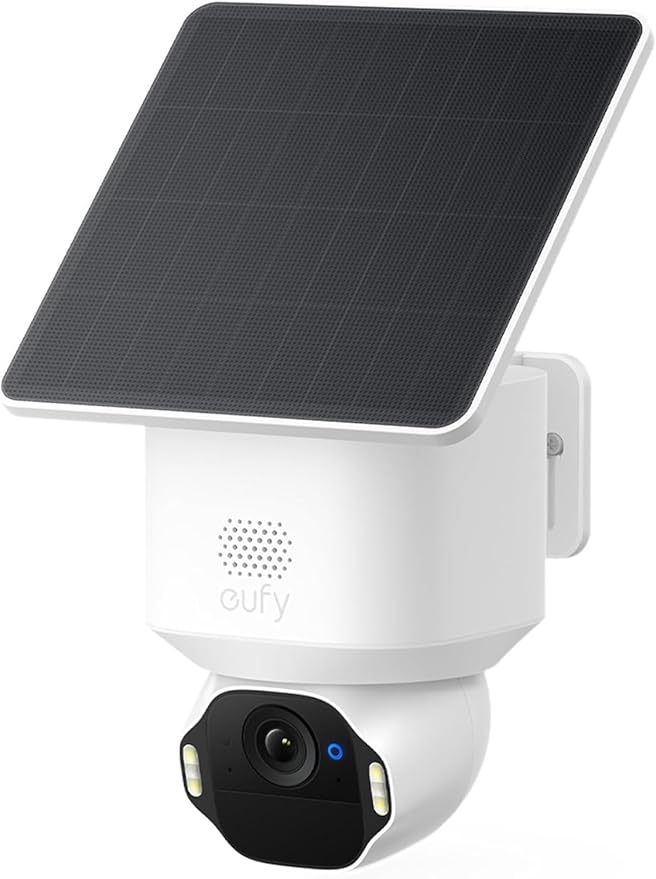 eufy SoloCam E42, 4K Security Camera Wireless Outdoor, Solar Powered, AI Motion