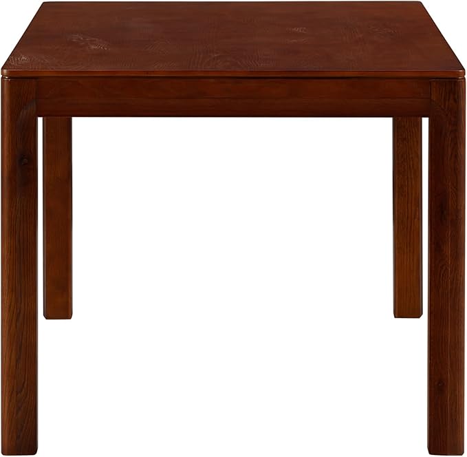 NTC Flow 55 Inch Modern Design, Rectangular Dinner Table for Dining Room, Living Room Furniture, Effortless Assembly, Dark Walnut