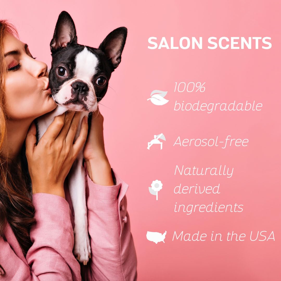 Bark2Basics Salon Scents Pet Grooming Cologne - 8 oz, Natural Professional Grade Perfume for Dogs and Cats, Spray, Long Lasting, Deodorizing, (Coconut and Pineapple)