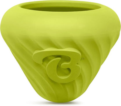 Benebone Natural Rubber Cone Interactive Enrichment Treat Dispensing Dog Toy - Slow Feeder - Great for Meals and Boredom
