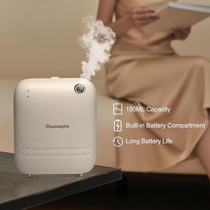 Battery-Powered Air Freshener Waterless Essential Oil Diffuser – 150mL Capacity