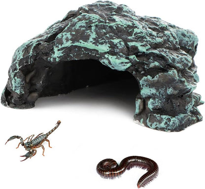 Spider Hide Shelter, Scorpion Terrarium Landscape, Centipedes Rest Hideout Cave, Small Turtle Hole Adornment