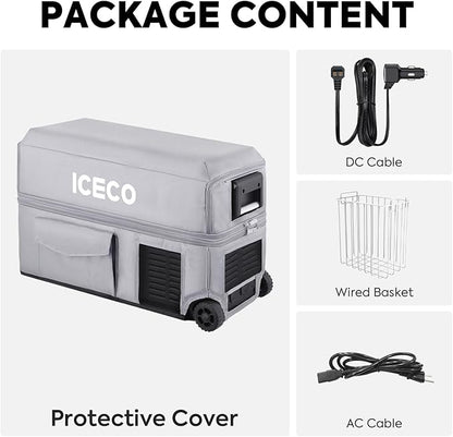 ICECO JP40 Pro 12 Volt Car Refrigerator, Portable Fridge Freezer