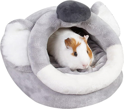 LEFTSTARER Guinea Pig Rat Bed and Hideout for Ferret Hedgehog Sleep and Hide, Hamster Small Pet Animals Supplies Toy Cage Accessories Nest