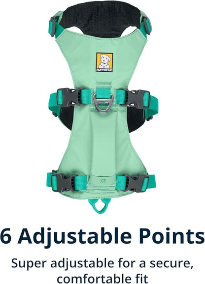 Ruffwear, Flagline Dog Harness, Lightweight and Reflective, No Pull Dog Lift Harness for Hiking, Running and Everyday Use, Sage Green, Large/X-Large
