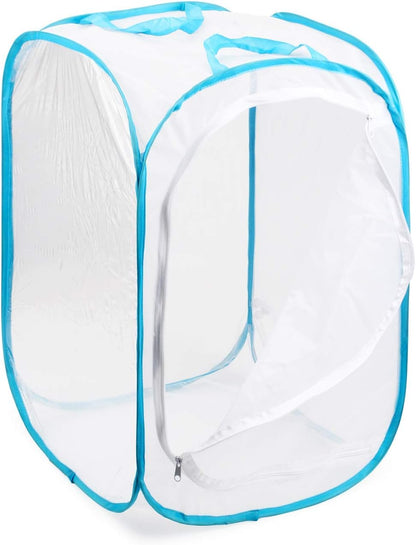 RESTCLOUD Insect and Butterfly Habitat Cage Terrarium Pop-up 24 Inches Tall
