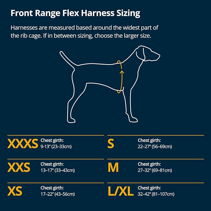Ruffwear, Front Range Flex Dog Harness, Engineered Knit Construction for Ultimate Fit and Mobility, Lightweight Flexible Everyday Harness with Dual Leash Clips, Deep Teal, XX-Small