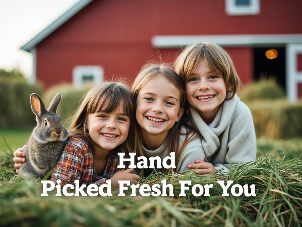 Blue Mountain Hay | Fresh Timothy Hay (10 Pounds) | Great for All Ages | High-Altitude Hay Pet Food for Rabbits, Guinea Pigs, Chinchillas, Hamsters, and Other Small Pets