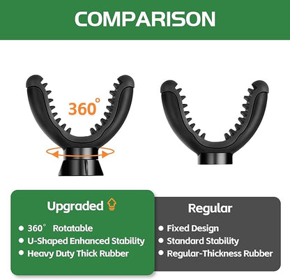 TONYBOO TV-1 V Yoke Holder,Shooting Rest Shooting Tripod Rifle Rest,Shooting Stick Gun Rest, Monopod Bipod Tripod Mount for Rifle Stand,360 Rotation V Yoke Head for Outdoors Activities