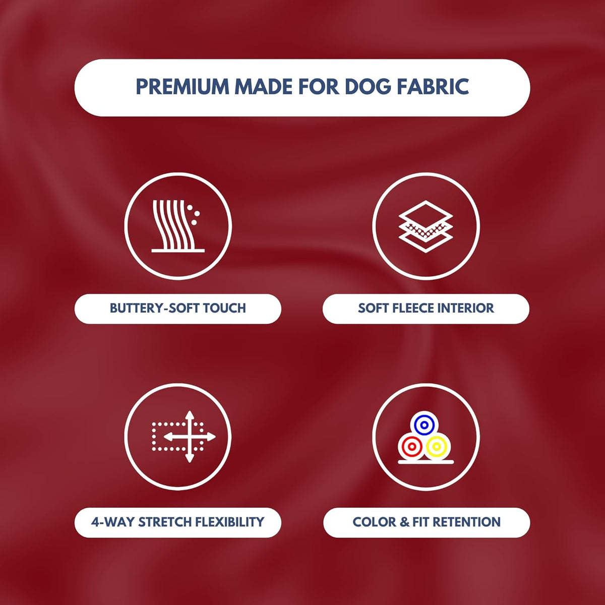 Spark Paws Dog Hoodie – Premium Dog Sweater for Small, Medium, and Large Dogs | Warm Outfits for French Bulldogs, Pitbull, Puppy, Winter Jacket Alternative - Burgundy - M