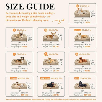 Comfort Expression Waterproof Orthopedic Foam Dog Beds