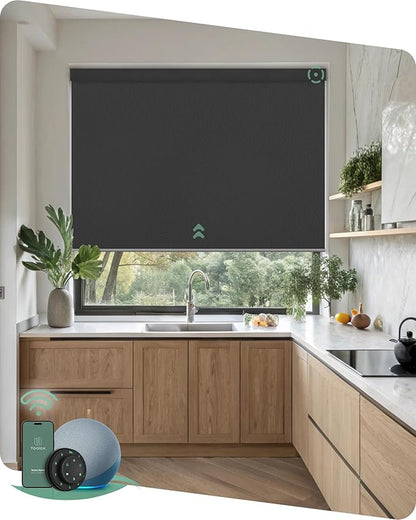 Yoolax Motorized Blinds with Remote, Waterproof Smart Blinds